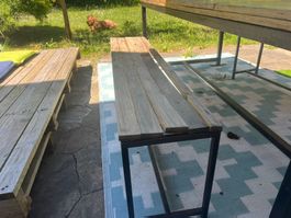 Gratis Gartentisch & Bänke (Holz & Metall) – DIY Projekt