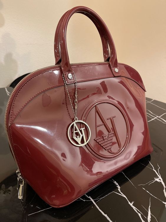 Sac a main armani clearance vernis