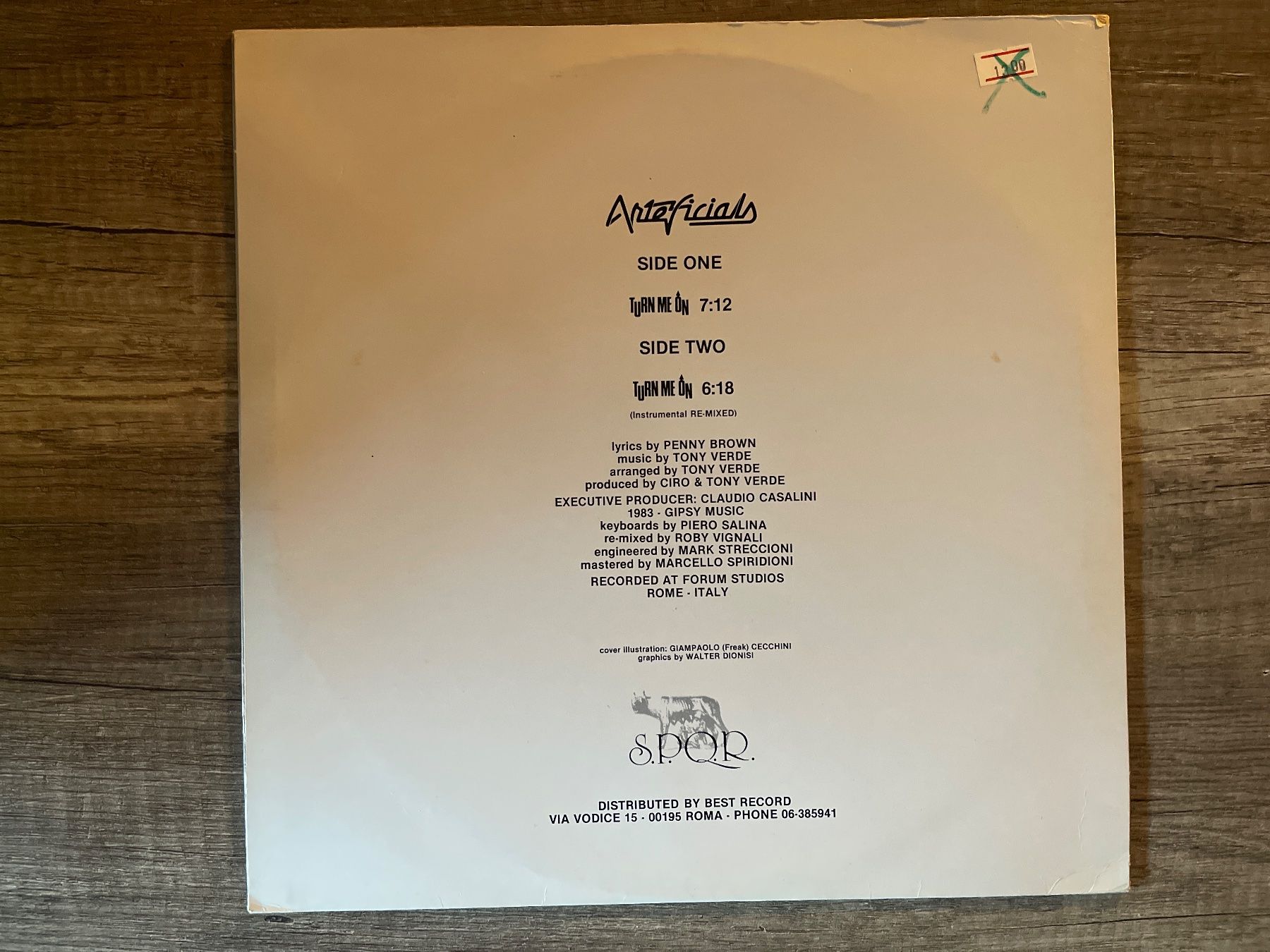 Dischi in vinile: A413/Artificials - Turn Me On 12" Vinyl Single – Usato da Frutigen venduto da Philippe_jsp 1