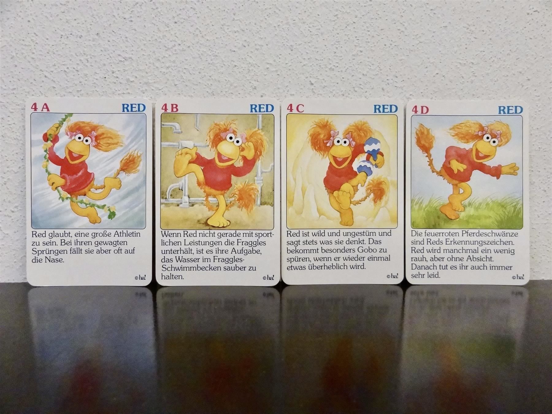 Giochi: schönes altes Quartett DIE FRAGGLES 1984 – Usato da Kerzers venduto da wisaundso 5