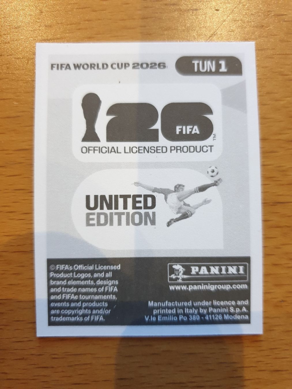Panini Carte collezionabili: Panini WM 2026 TUN 1 – Nuovo (secondo la descrizione) da Einsiedeln venduto da MGXX 1