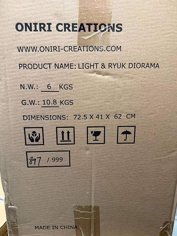 Sculture & Statue: Oniri Creations DEATH NOTE Light & Ryuk Diorama - Neuf – Nuovo e nell'imballaggio originale da Pont-de-la-Morge venduto da Darfal 2