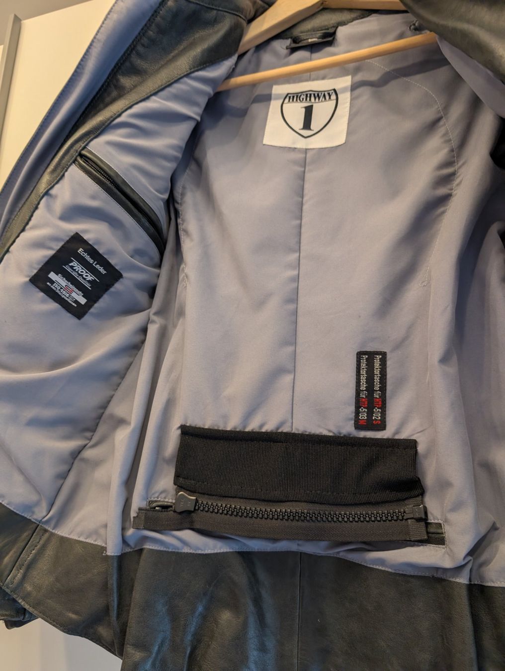 Jacken: Highway 1 Motorrad Lederjacke Schwarz Grösse 36 – Gebraucht aus Wettingen von skilpadde 1