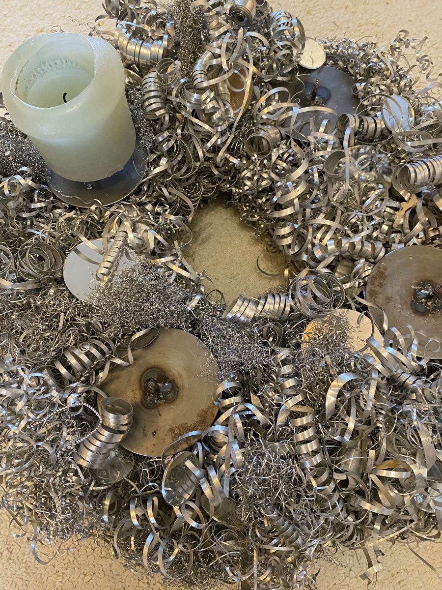 Portacandele: Adventskranz Metall- Design – Usato da Lupsingen venduto da Fabboy 2