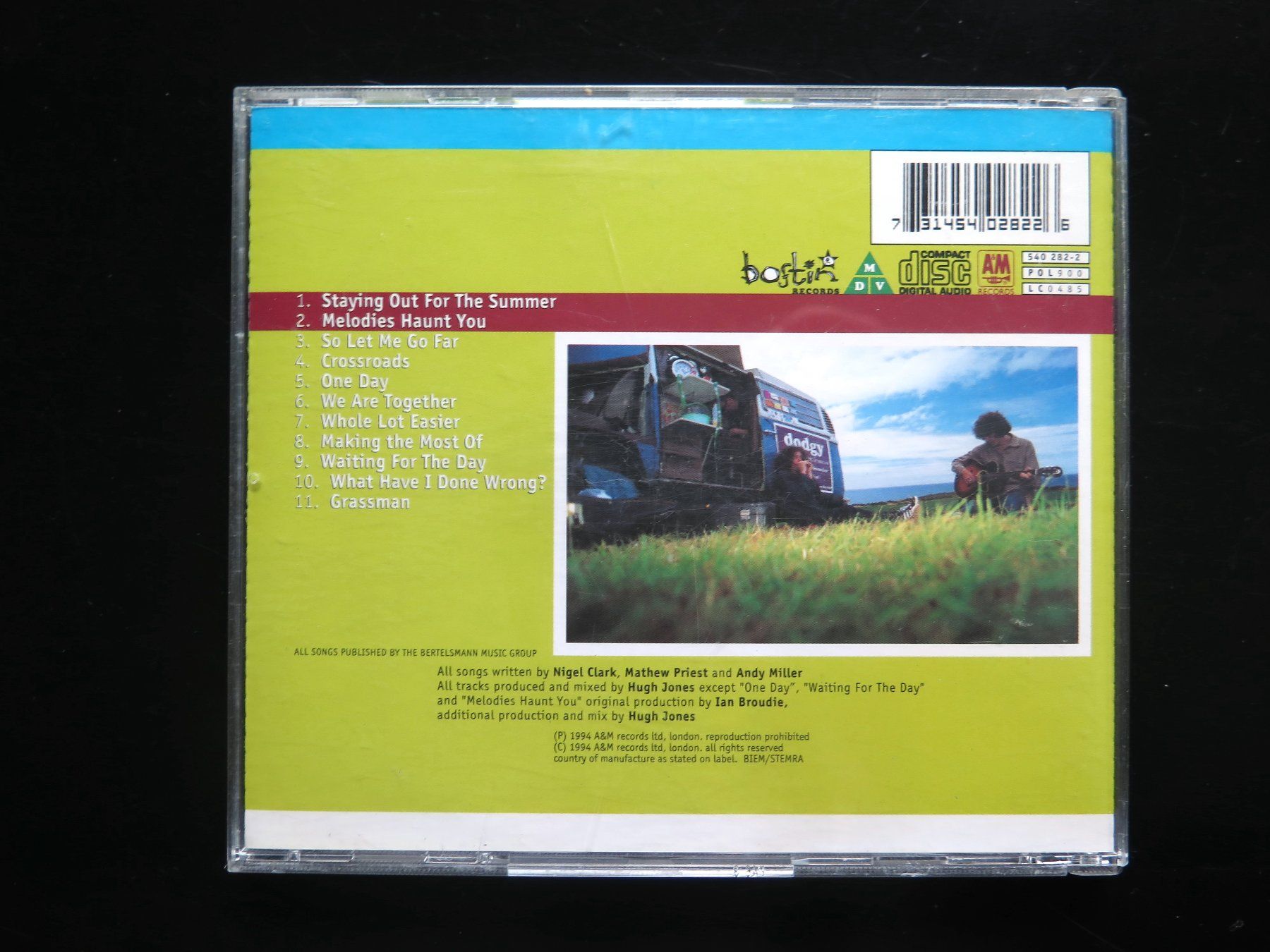 CD: (p) CD DODGY: Homegrown, 1994 – Usato da Bern venduto da Balzamico 1