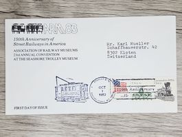 CL06 Enveloppe + Timbre USA 1983