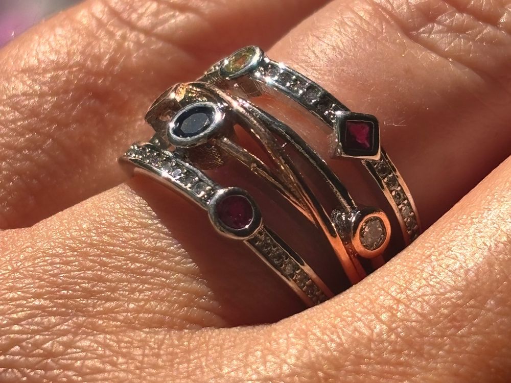 Bague oz multicolores main image 1