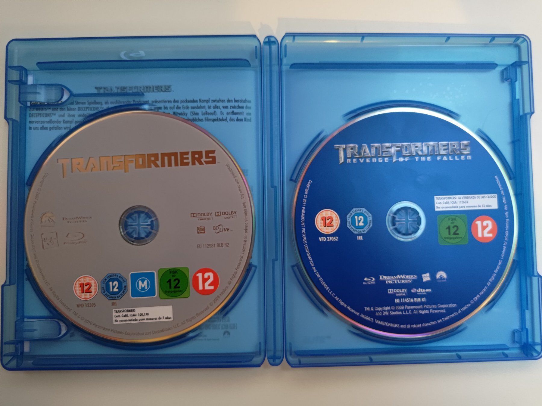 Tutti i DVDs: Transformers (1 & 2) movie collection – Usato da Liestal venduto da Kratzilla 1