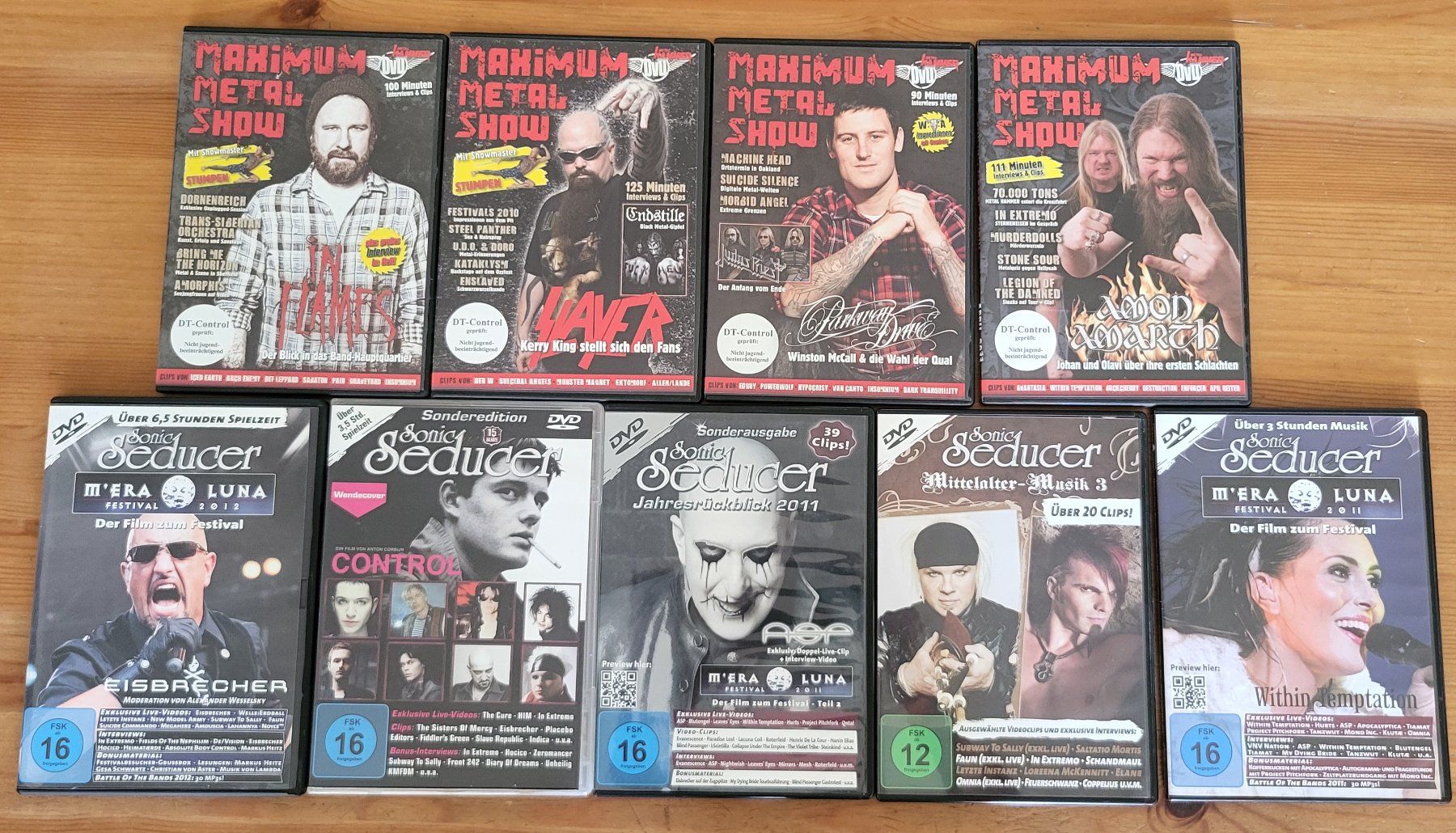 Tutti i DVDs: Heavy Metal DVD Sammlung – Usato da Arlesheim venduto da Olikeller 1