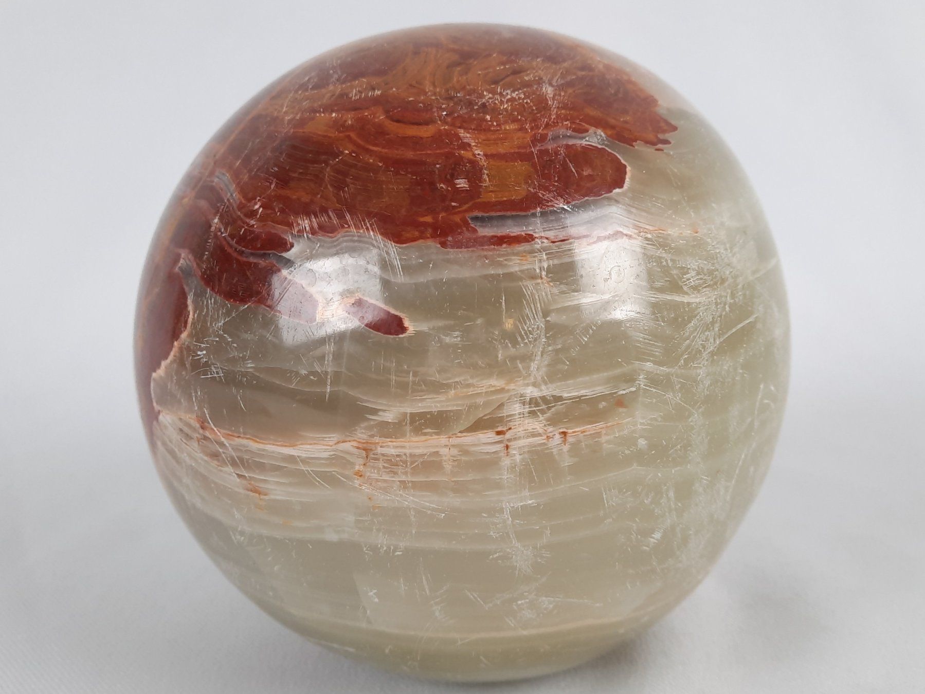 Mineralien & Heilsteine: Grosser Onyx Kugel – Gebraucht aus Beinwil am See von Restwert_Beinwil 1
