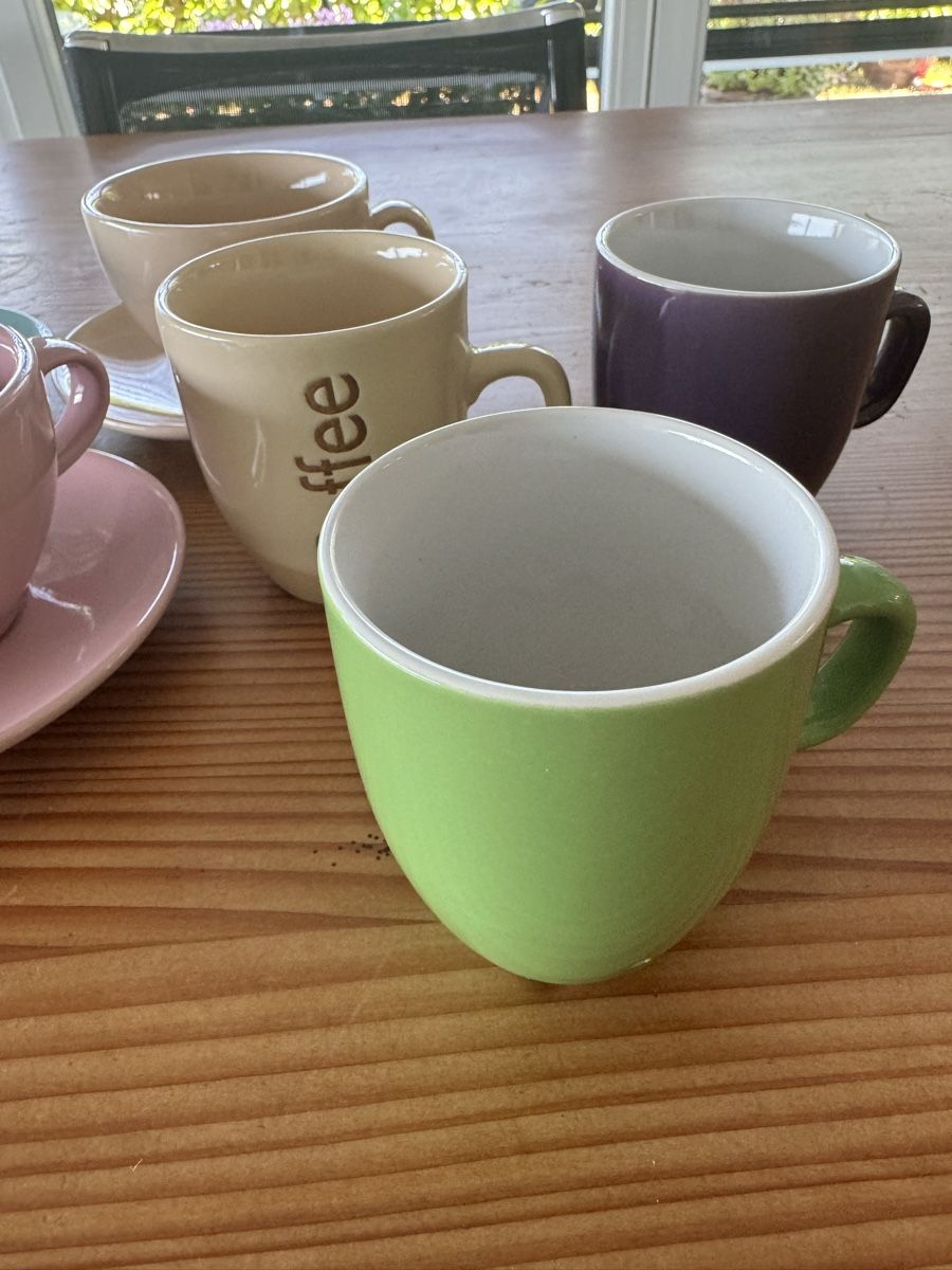 Tassen: Kaffeetassenset 6er Set farbig  – Gebraucht aus Lanzenhäusern von Galaa 3