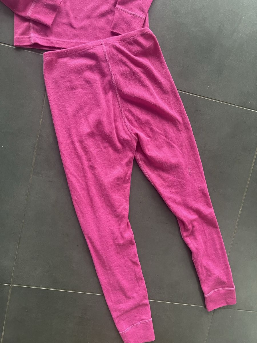 Biancheria intima: Odlo  pulli und Hose Set, Grösse 140, Pink, Warm, Top! – Usato da Feldbrunnen venduto da cleo09 5