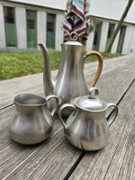 Zinn Kaffeeservice Vintage, 3-teilig