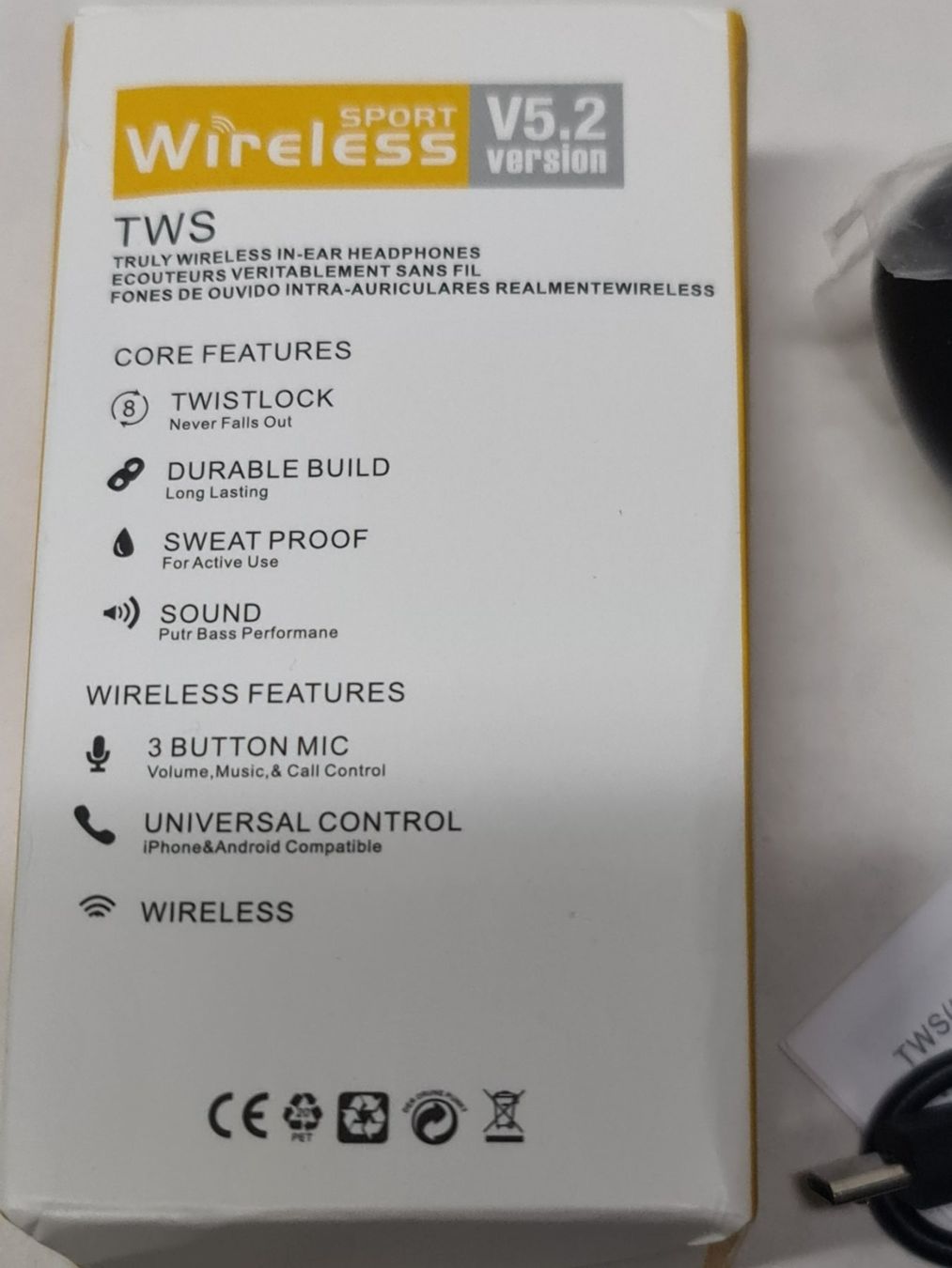 Kopfhörer: Bluetooth Mini In Ear Kopfhörer Kabellos Mikrofon – Neu und originalverpackt aus Uerkheim von Kaufoption 9