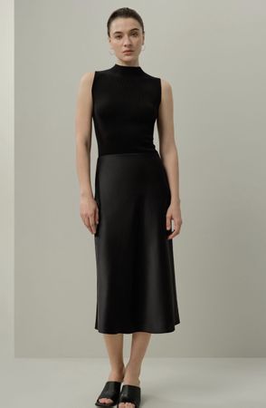 Lilysilk Bias Cut Silk Skirt