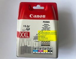 4 Stk. original Canon CLI-581XXL Patronen zum Sonderpreis