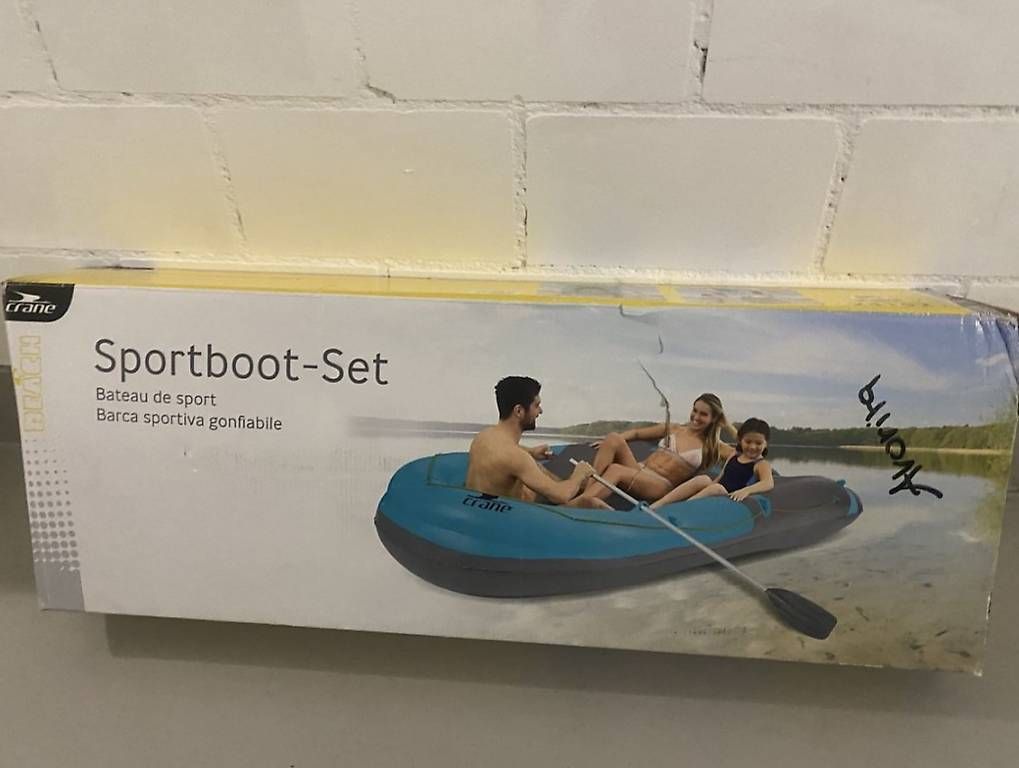 Gommoni, kayak & canoe: Neues CRANE Gummiboot / Schlauchboot  originalverpackt  – Usato da Hittnau venduto da ant_s5mh