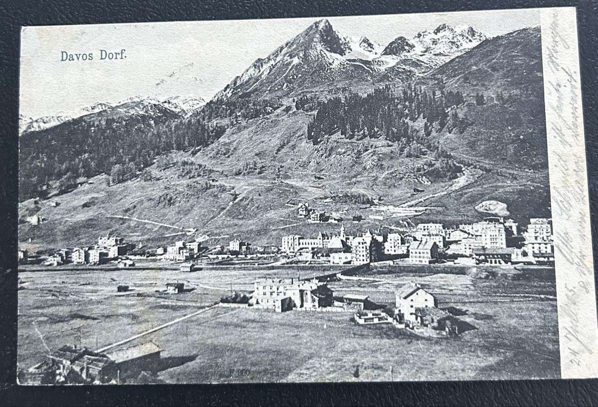 Ansichtskarten: AK Davos Dorf 1905 – Gebraucht aus Horw von Tellbub