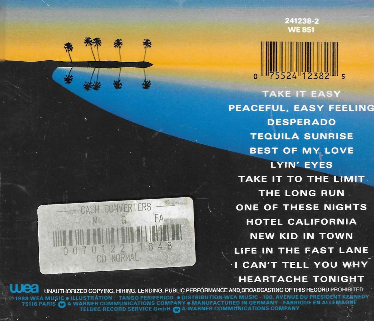 CD: The Eagles  - Best Of – Usato da Savagnier venduto da Ne2065 1