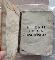 Antiquarisches Buch Fuero de la Conciencia 1714