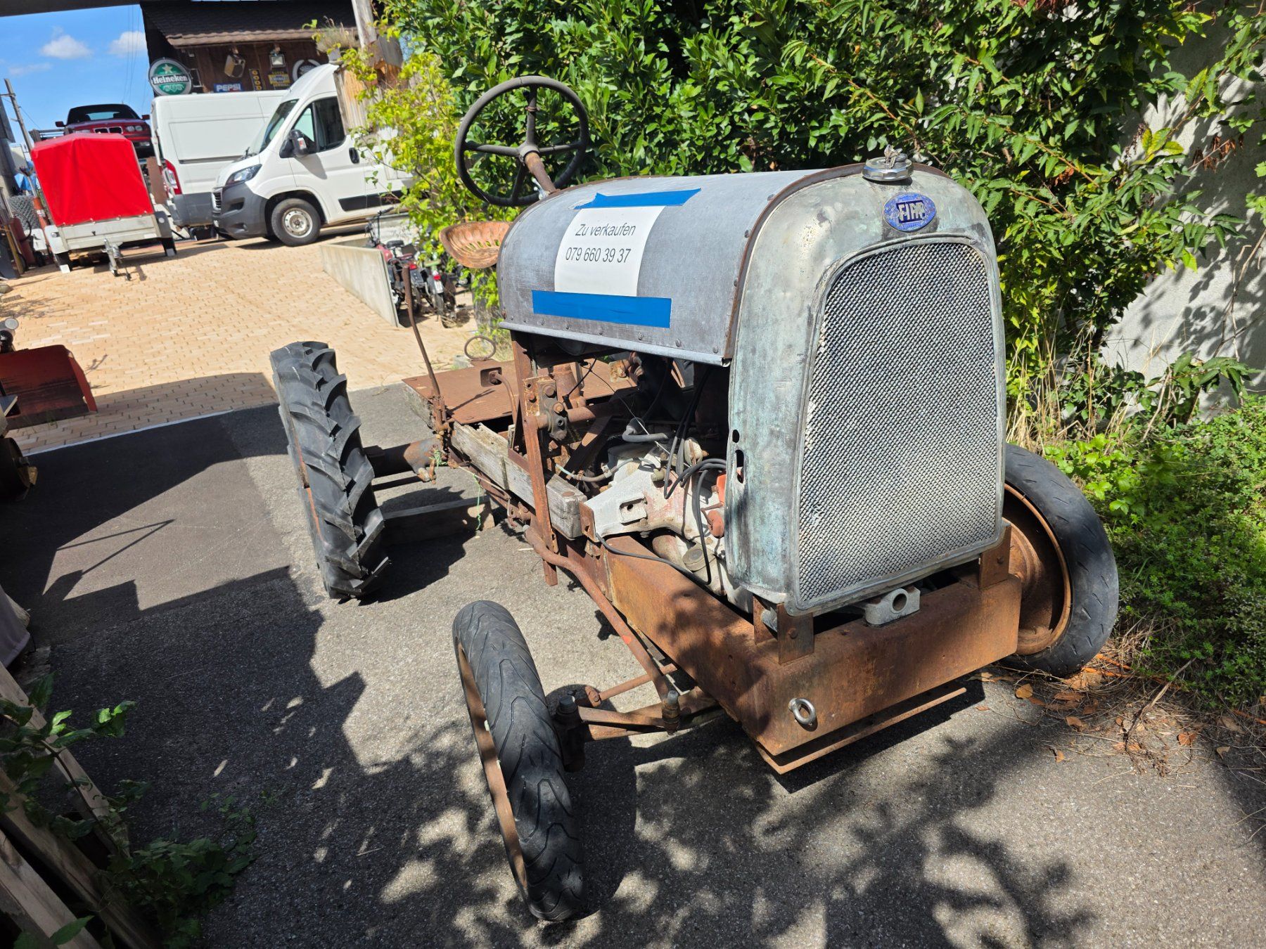 Fiat Traktoren: Traktor / Autotraktor Fiat Oldtimer ca. 1928 – Gebraucht aus Risch von Schnellerblitz