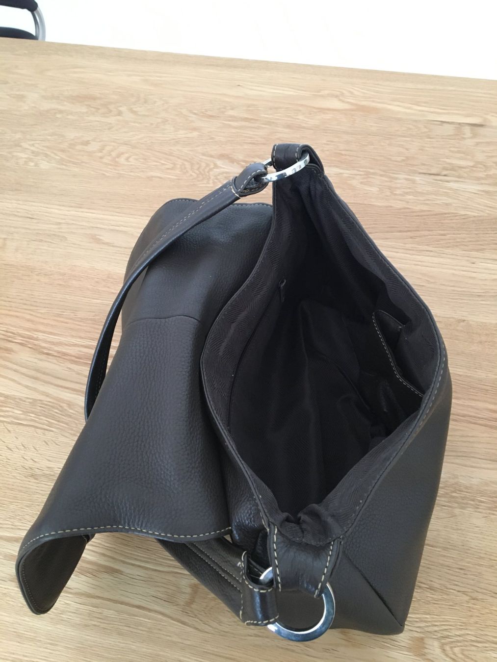 Borse da donna: Handtasche in braunem Echt-Leder – Nuovo (secondo la descrizione) da Ruetihof venduto da Sunny-Summer 3
