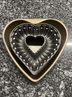 Herzförmige Backformen, 2 Stück, ideal für Valentinstag