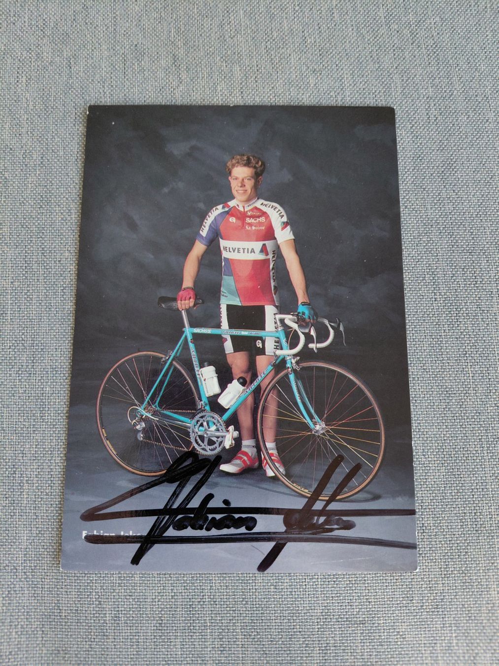 Autografi: Autogrammkarte Fabian Jeker – Usato da Schmerikon venduto da Olympia04