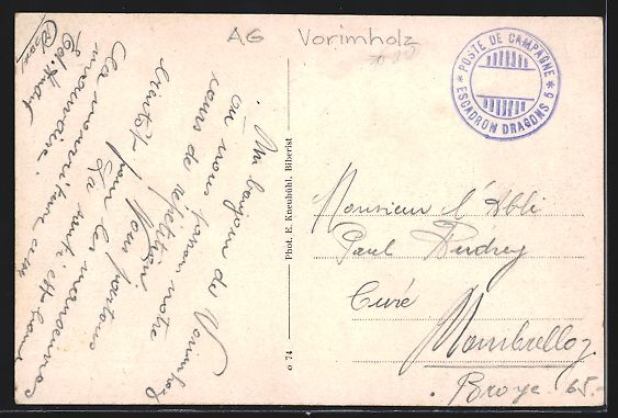 Cartoline postali: AK Grossaffoltern, Vorimholz, Ortspartie – Usato da Berlin venduto da bartko-reher 1