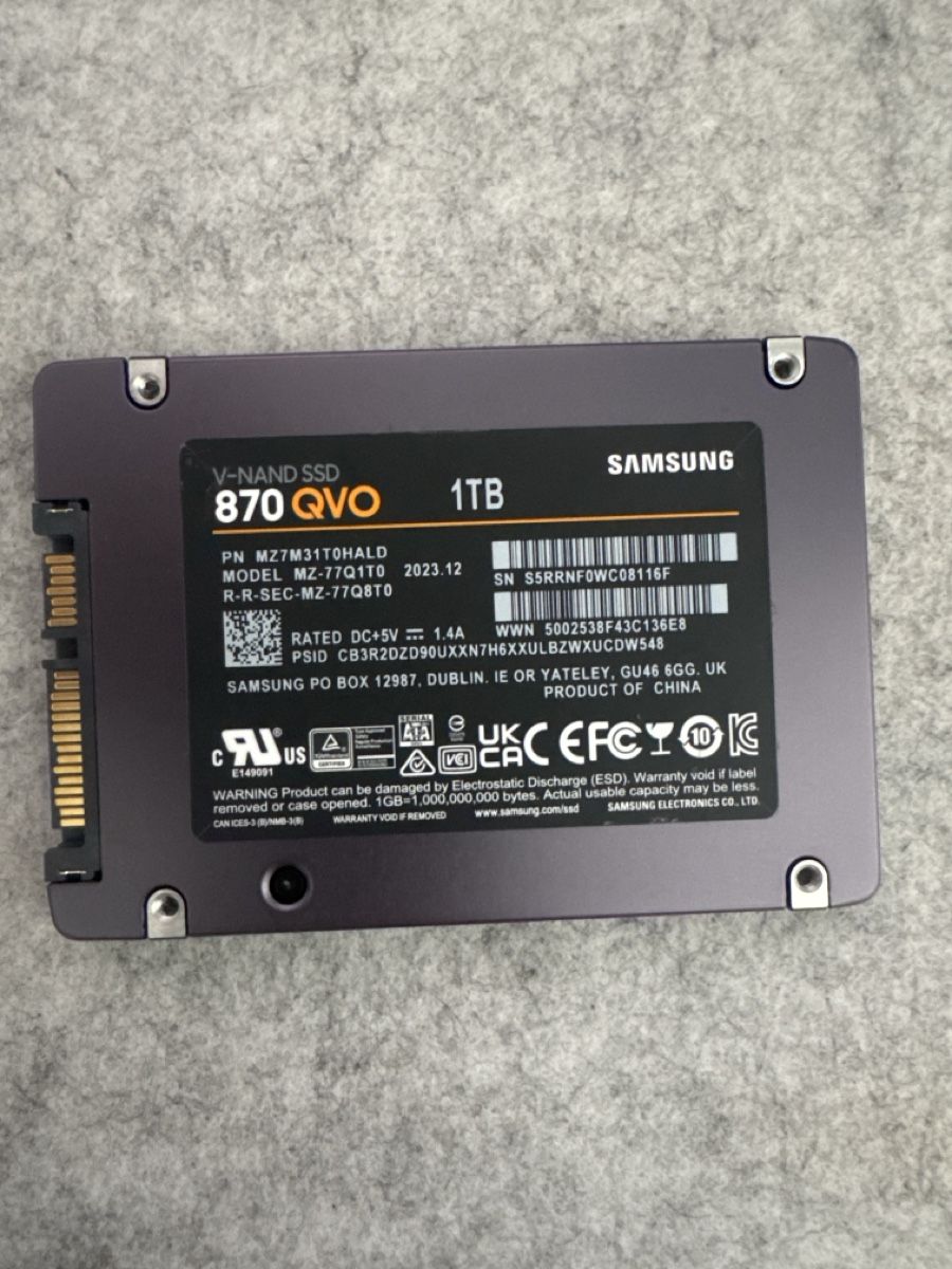 Samsung Harddisks: Samsung 870 QVO 1TB – Neu (gemäss Beschreibung) aus Oberwil-Lieli von KZA5563 1