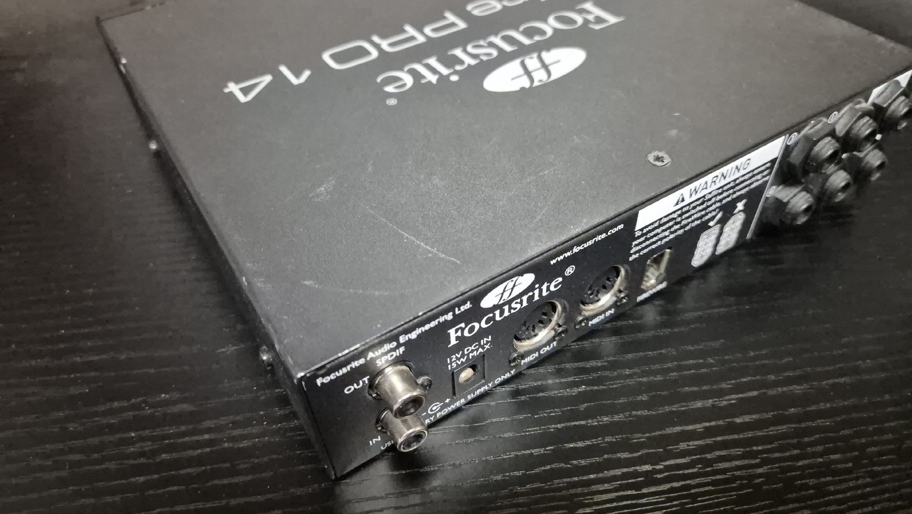 Focusrite Equipement studio: Audio Interface Focusrite Saffire PRO 14 ungetestet – Défectueux à Bern par rueetschit 3