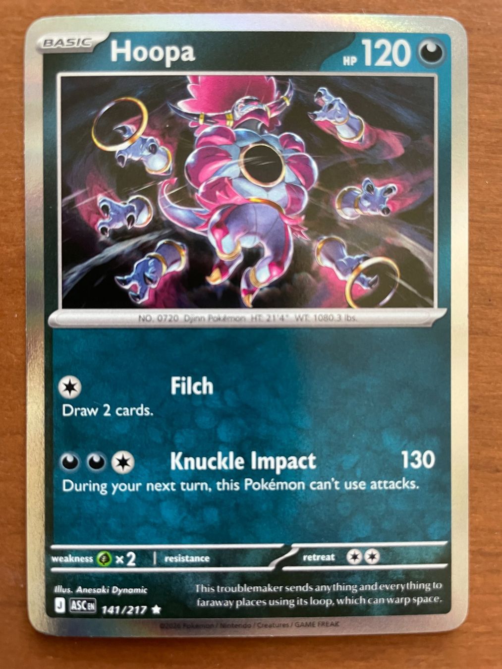 Pokémon Carte collezionabili: Pokemon Hoopa Holo (Versand gratis) – Nuovo (secondo la descrizione) da Chur venduto da Angerson