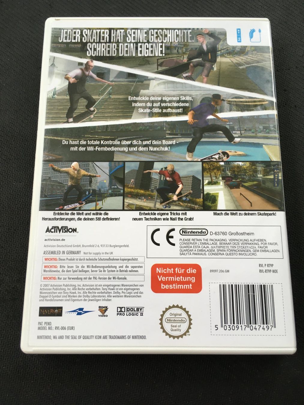 Nintendo Giochi: Tony Hawk's Proving Ground - Nintendo Wii – Usato da St.Gallen venduto da Punktchen01 1