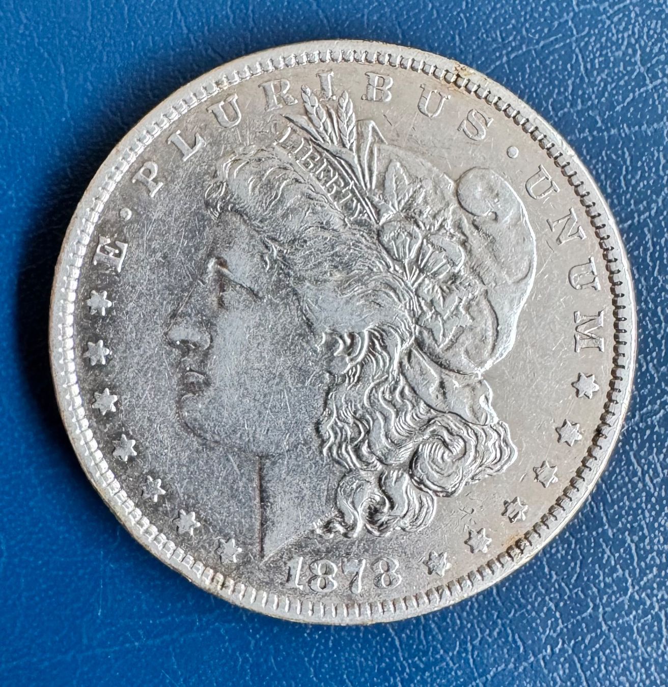 Alle Münzen: Morgan Silber Dollar 1878, 7/8 TF – Gebraucht aus Ebikon von Dmasterx