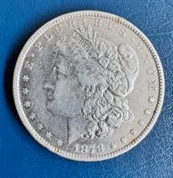 Morgan Silber Dollar 1878, 7/8 TF