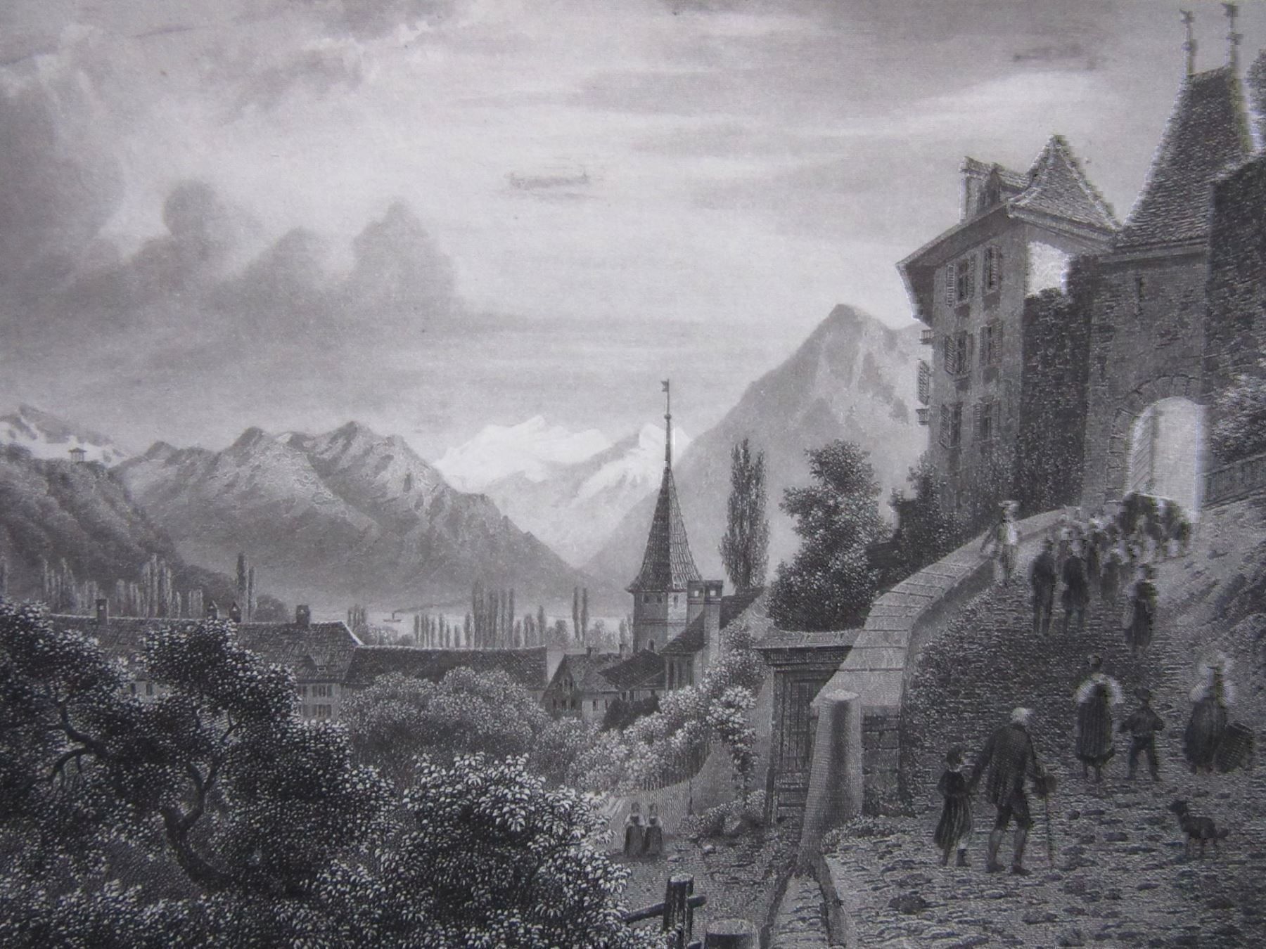 Incisioni: THUN STAHLSTICH – Usato da Gersau venduto da grafik-kunst