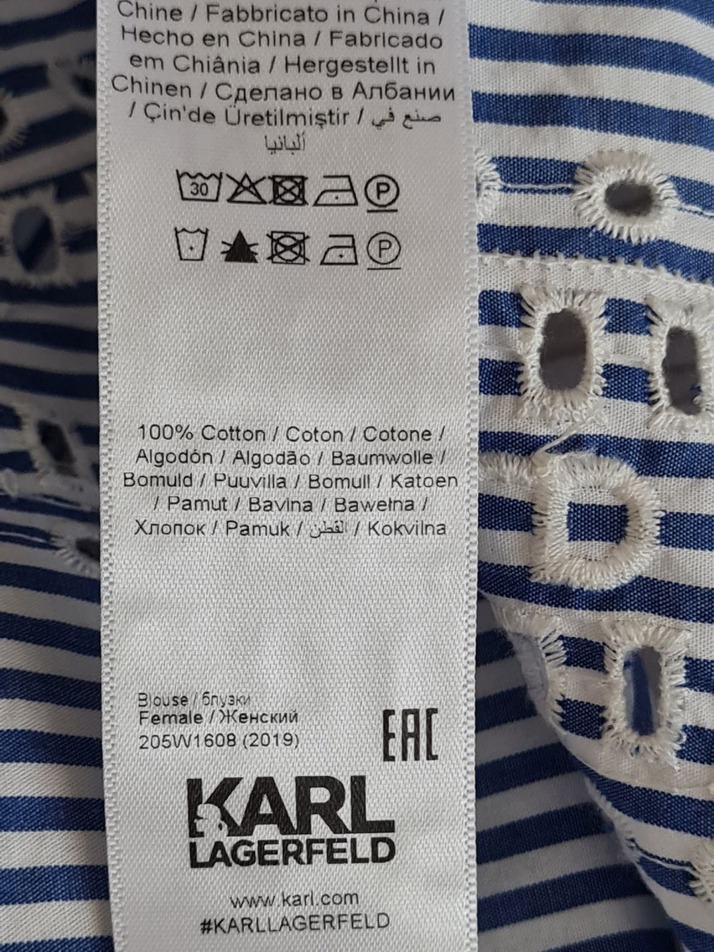 Karl Lagerfeld Camicette: Karl Lagerfeld Bluse Gr.40 – Usato da Rotkreuz venduto da tat_8zds 5