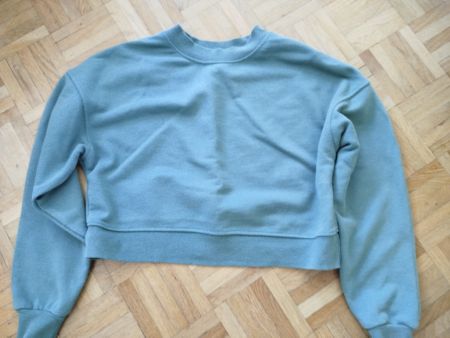 Sweat cropped vert/green - Pull&Bear - Taille/Size EUR XS