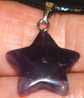Halskette X-793 – Stern Amethyst 20x20mm
