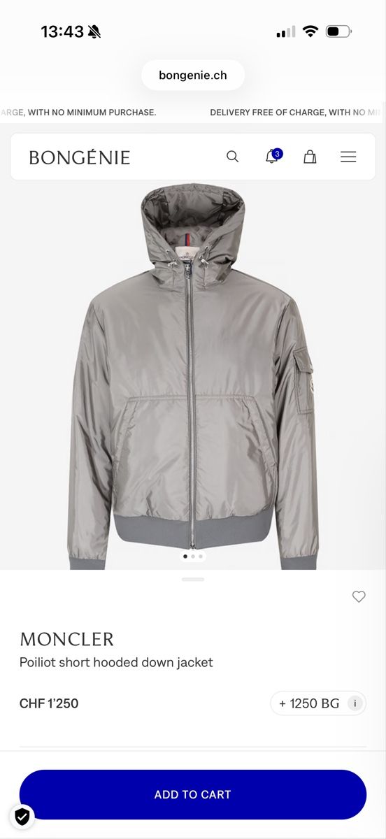Moncler Jacken: Moncler Poiliot – Gebraucht aus Meilen von Zurich_Glam