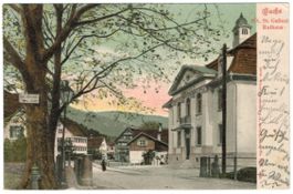 AK Buchs SG Rathaus 1904