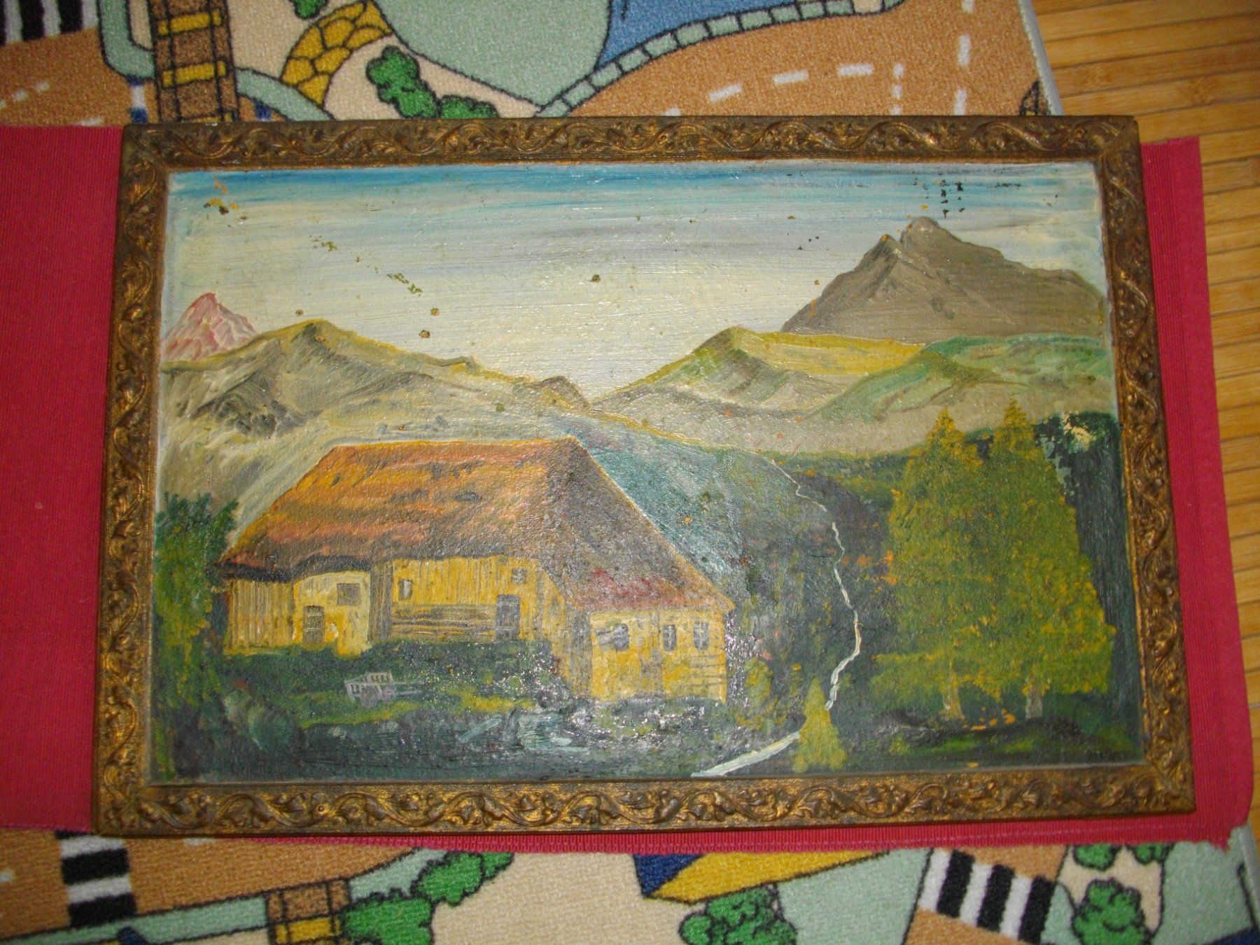 Dipinti: Antikes Bild mit Holzrahmen – Usato da Zürich venduto da protea59 1