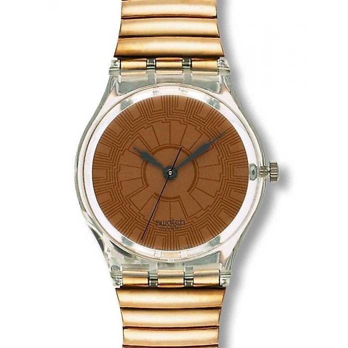 Swatch Uhren: Swatch Copper Dusk - GK127/GK128 - 1990 - Flex-Armband – Neu und originalverpackt aus Wettingen von ros_s7sq 1