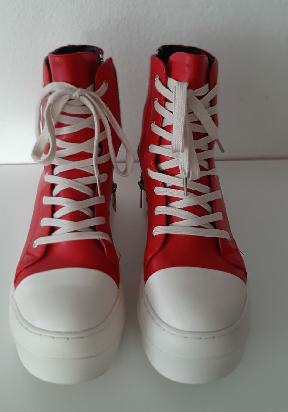 Scarpe da donna: Rote  Plateau Sneaker Gr. 40 – Nuovo (secondo la descrizione) da Uster venduto da kgw78 3