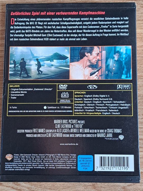 DVD Firefox mit Clint Eastwood, 1982 (Gebraucht) in Unterseen für CHF 9 ...