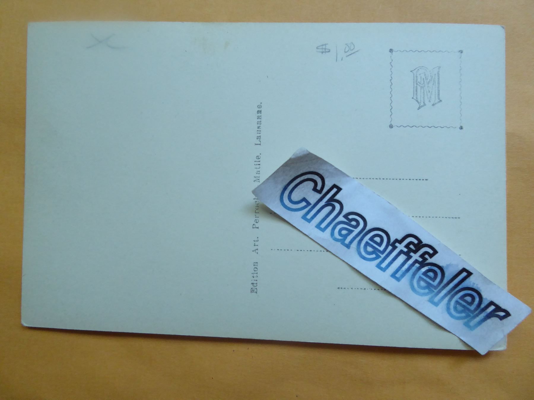 Cartoline postali: 791 Chateau de Chillon – Nuovo (secondo la descrizione) da Zürich venduto da Chaeffeler 1