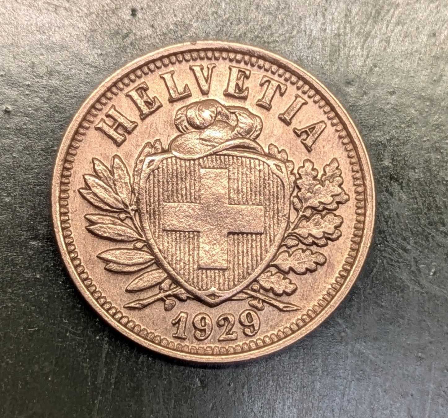 Toutes les monnaies: 2 Rappen 1929 ss+ – D'occasion à Zetzwil par Spitz70