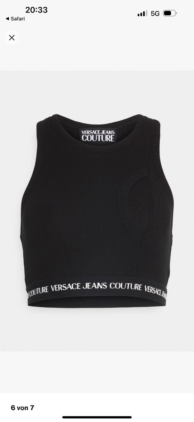 Versace Top: Wunderschöne nagelneue VERSACE JEANS top – Nuovo e nell'imballaggio originale da Biel/Bienne venduto da guessa 3