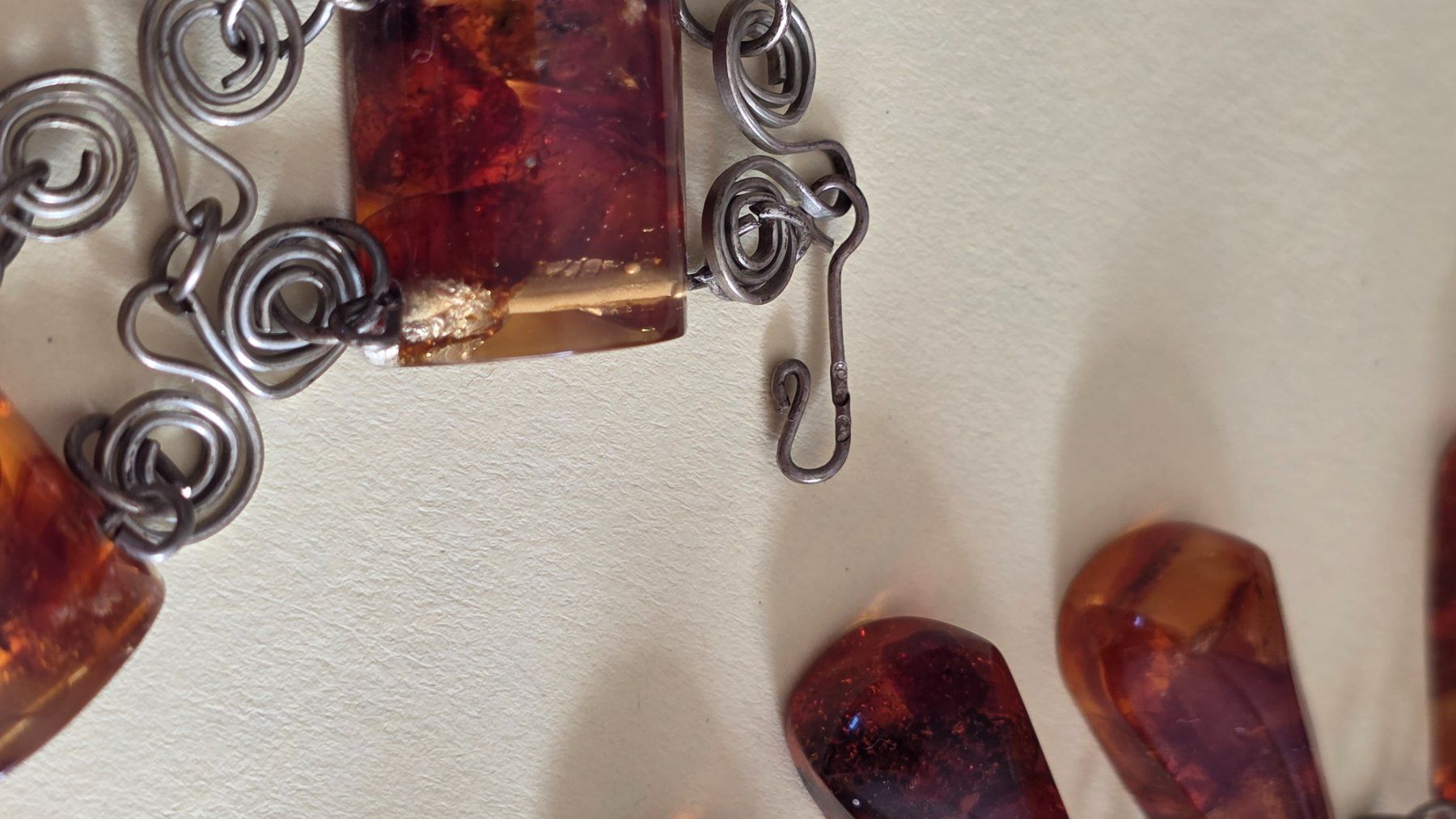 Catenine: Bernstein Kette und Armband – Usato da Wittenbach venduto da rose_rosi 5