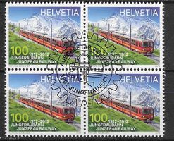 B1416 - Jungfraubahn bloc4 1er jour